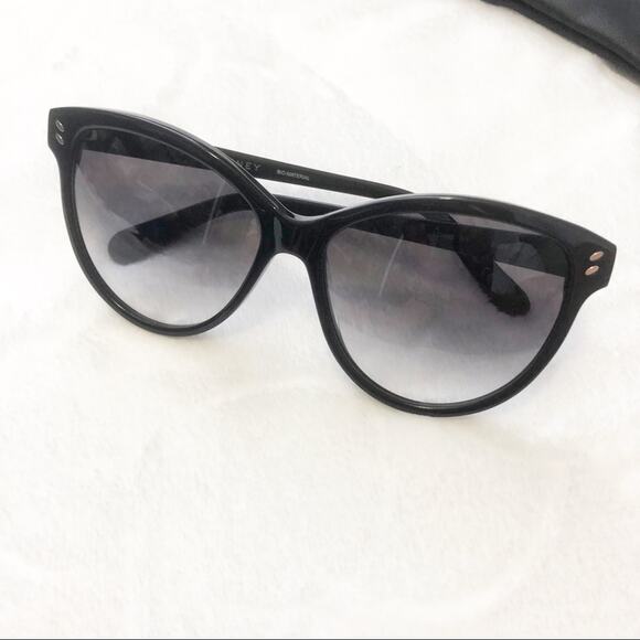 Stella McCartney black cat eye sunglasses oversized 57mm main image 11